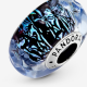 Pandora Golvende Donkerblauwe Muranoglazen Oceaan Bedel - 52893