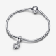 Pandora Sparkling Pet Paw Print Hangende Bedel 792247C01 - 52868