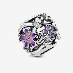 Pandora Openwork Paarse Madeliefjes Bedel 798772C02 - 52873