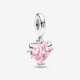 Pandora Roze Stamboom en Hart Hangende Bedel 792654C01 - 52907