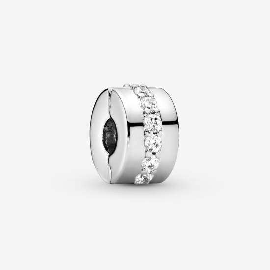 Pandora Clear Sparkling Row Clip Bedel 791972CZ - 52925