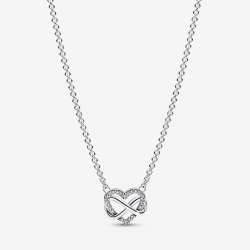Pandora Sprankelende Oneindigheid Hart Halsketting 50CM - 52953