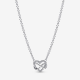Pandora Sprankelende Oneindigheid Hart Halsketting 50CM - 52953