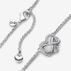 Pandora Sprankelende Oneindigheid Hart Halsketting 50CM - 52953