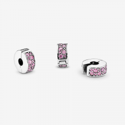Pandora Pink Pavé Clip Charm 791817PCZ - 52926
