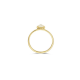 Blush Ring 14k Geel goud met mother of pearl en pure quartz 1239YMQ - 52993