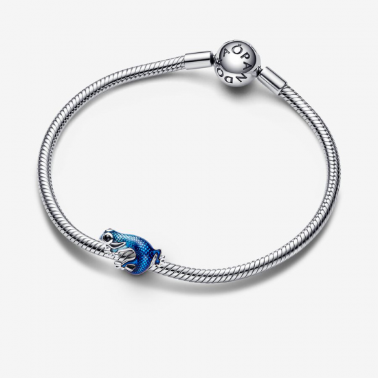 Bedel - Pandora Metallic Blauwe Gecko Bedel 792701C01