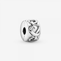 Pandora Knotted Hearts Clip Bedel 798035 - 53082