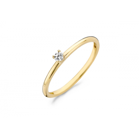 BLUSH 14 KARAAT Geelgouden ring maat 16.5 (52) - 53176
