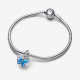 Pandora Blauwe Muranoglazen Vlinder Hangende Bedel 792698C01 - 53258