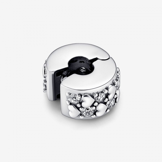 Pandora Infinite Hearts Sparkling Clipbedel 792235C01 - 53335