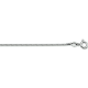 14krt witgouden collier gourmette 4-zijdes geslepen 1,2 mm 50cm - 53428