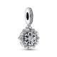 Pandora Sparkling Snowflake Double Dangle Charm 792355C01 - 53536