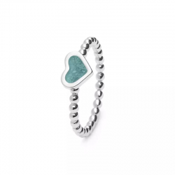 See you bolltjes ring met hart maat 18 RG001_56 - 53634
