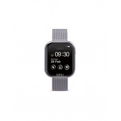 OPS!SMART CALL smartwatch with Milan mesh strap ZILVER OPSSW-15 - 53709