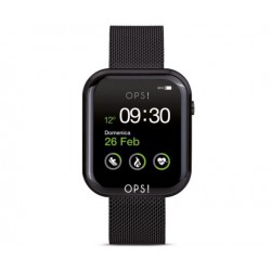 OPS!SMART CALL smartwatch with Milan mesh strap zwart OPSSW-19 - 53710