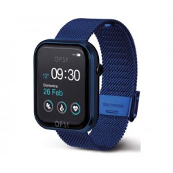 OPS!SMART CALL smartwatch with Milan mesh strap blauw OPSSW-20 - 53711