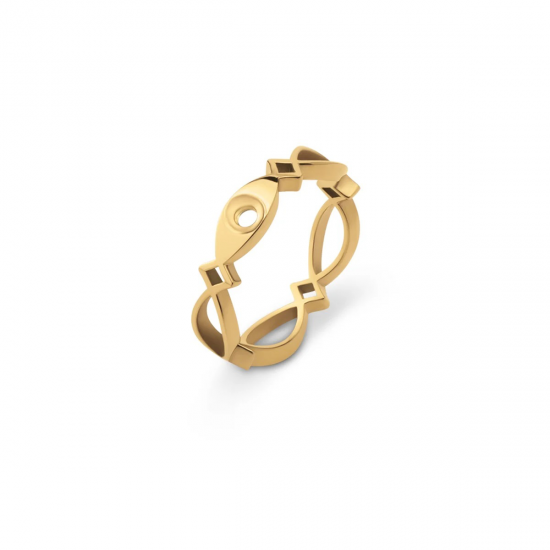 Melano Melano Twisted Trix Ring Maat 17,75 - 53782