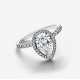 Pandora Zilveren ring met kubieke zirkonia 193012C01-54 maat 17 - 53866