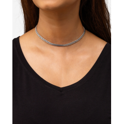 Buddha To Buddha Choker Esther mini Zilver 34-38 cm - 53841