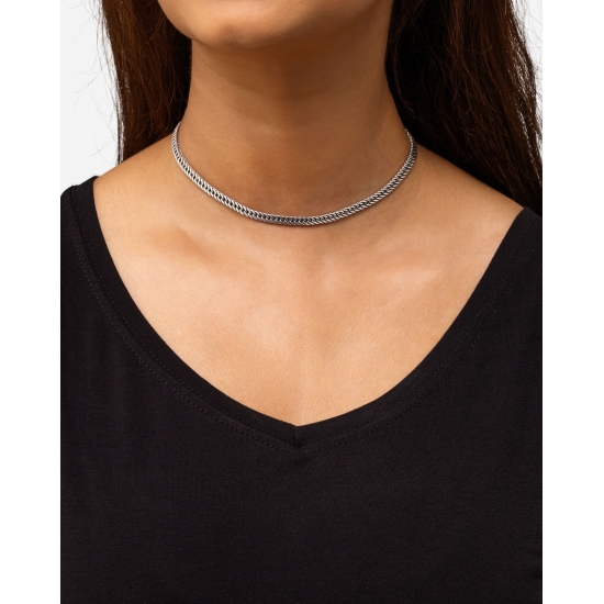 Buddha To Buddha Choker Esther mini Zilver 34-38 cm - 53841