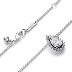 Pandora zilveren collier met zirkonia 45cm  392832C01-45 - 53890