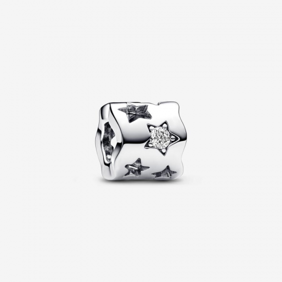 Pandora zilveren bedel met sterren zirkonia 792827C01 - 53914