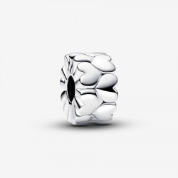 Pandora zilveren stopper bedel met hartjes 792828C00 - 53927