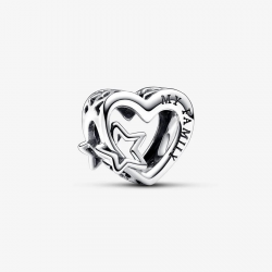 Pandora zilveren bedel hart met ster 792829C00 - 53920