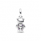 Pandora zilveren bedel hangt teddybeer met zirkonia 792986C01 - 53930