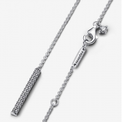 Pandora Timeless Pavé Prism Drop-halsketting 393013C01-45 45cm - 54015
