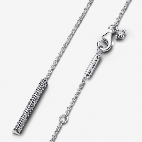 Pandora Timeless Pavé Prism Drop-halsketting 393013C01-45 45cm - 54015