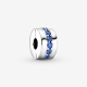 Pandora Blue Sparkle Clip Charm - 54065