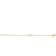 ZINZI gold plated zilveren armband met 2 verbonden hartjes 16,5-19,5cm ZIA2513G - 54113