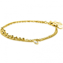 ZINZI armband goudkleurig met bolltjes ZIA2520Y - 54119