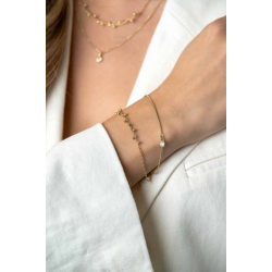 ZINZI armband goudkleurig met bolltjes ZIA2520Y - 54119