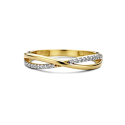 SWING JEWELS SHINE 14K YELLOW GOLD RING SWER10199-Y14 maat 17.5 - 54206