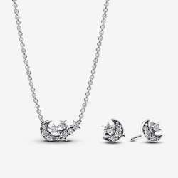 Pandora Sprankelende Maan & Ster Sieraden Cadeauset Cadeauset 45cm - 54311