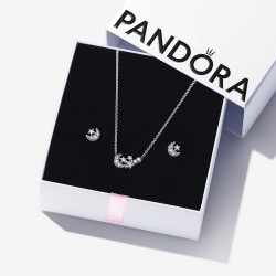 Pandora Sprankelende Maan & Ster Sieraden Cadeauset Cadeauset 45cm - 54311