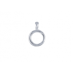 Zilveren Ring houder Hanger. - 54314