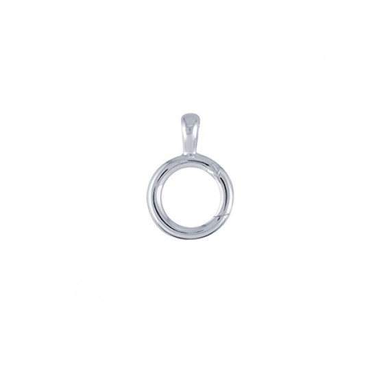 Zilveren Ring houder Hanger. - 54314