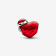 Pandora Metallic Red Christmas Heart Charm - 54373