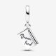 PANDORA Openbare Paspoort Hangende Bedel 792680C01 - 54377