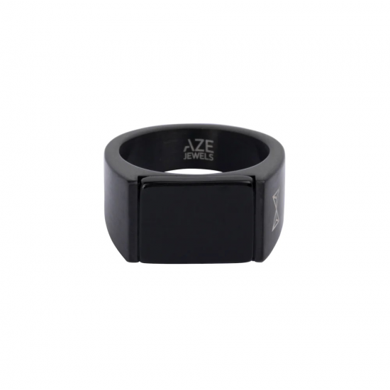 AZE RING SIGNET ROCKS ONYX - NOIR MAAT 20 AZ-RG006-B-020 - 54566