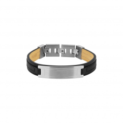 Aze Jewels Armband Iron James Zwart 22.5cm AZ-BL016-A-225 - 54574