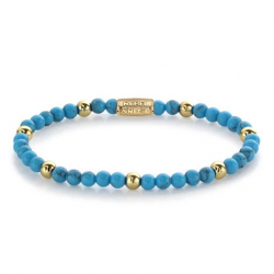 Rebel & Rose Turquoise Delight - 18 ct yellow gold ionplated MAAT 18 - 54578