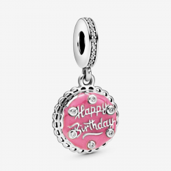 Pandora Pink Birthday Cake Hangende Bedel 798888c01 - 54590