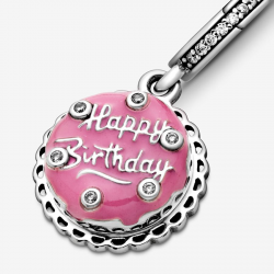 Pandora Pink Birthday Cake Hangende Bedel 798888c01 - 54590