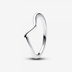 Pandora Gepolijste golvende ring maat 16.5 193095C00-52 - 54459