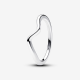 Pandora Gepolijste golvende ring maat 16.5 193095C00-52 - 54459